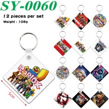 ROBLOX game two-sided Wooden MDF Key Chains(12pcs ...