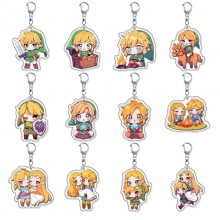 The Legend of Zelda game acrylic key chains