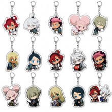 Gundam anime acrylic key chains