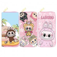 Labubu anime zipper long wallet purse