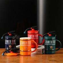Creative Funny Fire Extinguisher Ceramic Coffee Mu...