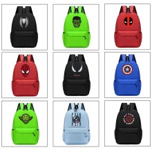 Super Hero Iron Spider Super Man backpack bags