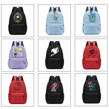 Fairy Tail anime backpack bags