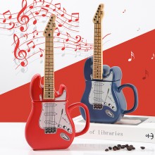 Creative Funny Guitar Shape Ceramic Coffee Mug Cup...