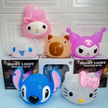 Sanrio Melody kitty Kuromi Stitch Particle Project...