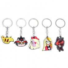 Hazbin Hotel anime key chains