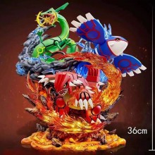 Pokemon Kyogre Groudon Rayquaza anime figures set ...