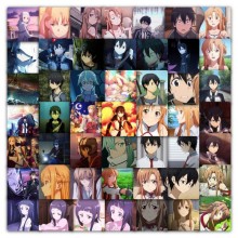 Sword Art Online anime waterproof stickers set(59p...