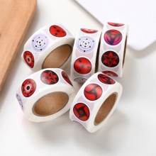 500pcs/roll Naruto Sharingan Anime Stickers(price ...