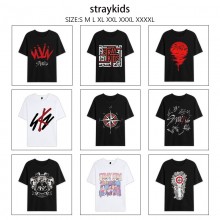 Straykids star Short Sleeve Cotton T-Shirts