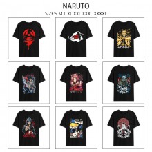 Naruto anime Short Sleeve Cotton T-Shirts