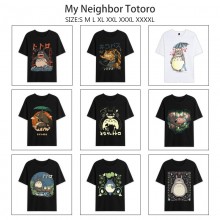 Totoro anime Short Sleeve Cotton T-Shirts