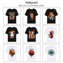 Haikyuu anime Short Sleeve Cotton T-Shirts