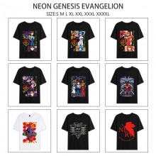 EVA anime Short Sleeve Cotton T-Shirts