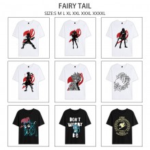 Fairy Tail anime Short Sleeve Cotton T-Shirts