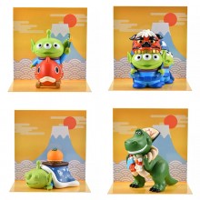 Toy Story Three-Eyed Monster anime figures(4pcs a ...