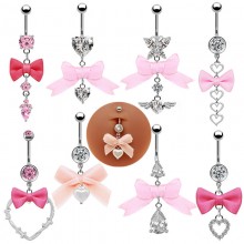 Butterfly Bow Women Body Piercing Belly Rings(pric...