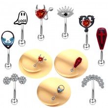 Eyebrow Studs Piercing Rings(price for 1pcs)