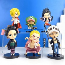 6pcs/set One Piece anime figures(OPP bag)