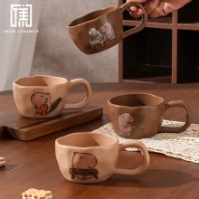 Capybara Ceramic Coffee Mug Cup