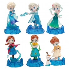 6pcs Frozen anime figures set(OPP bag)