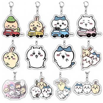 Chiikawa anime acrylic key chains