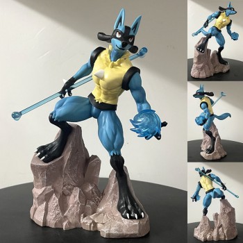 Pokemon Lucario anime figure