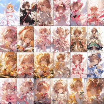 Card Captor Sakura anime waterproof stickers set(63pcs a set)