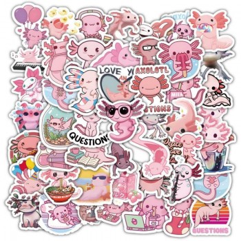 Cute Axolotl waterproof stickers set(60pcs a set)