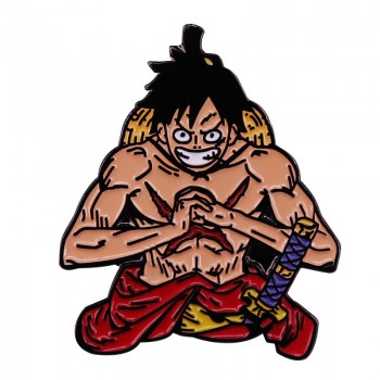 One Piece Luffy anime Alloy Enamel Badges Brooch Pins