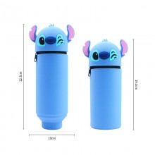 Stitch Telescoping Silicone Pencil Case Holder