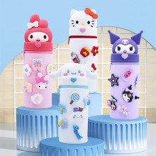 Sanrio Melody kitty Cinnamoroll Kuromi Telescoping Silicone Pencil Case Holder