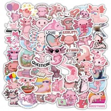 Cute Axolotl waterproof stickers set(60pcs a set)