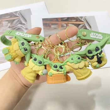 Star Wars Yoda anime figure doll key chains