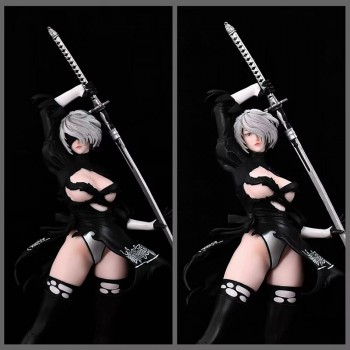 NieR:Automata YoRHa Type A No.2 2B anime figure 2 heads
