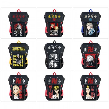 Tokyo Revengers anime USB nylon backpack school bag