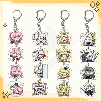 Wuthering Waves game two-sided acrylic key chains