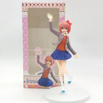 Doki Doki Literature Club Monika Sayori student uniform anime figure