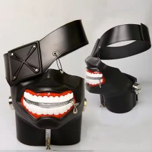 Tokyo ghoul Kaneki Ken Adjustable Zipper Cosplay M...