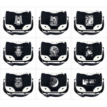 Attack on Titan waterproof nylon satchel shoulder ...
