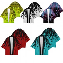 Octopus anime kimono cloak mantle hoodie