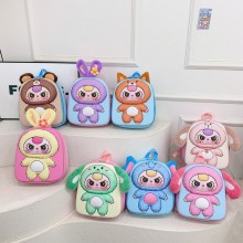 Labubu anime children backpack bags