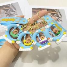 Capybara anime figure doll key chains
