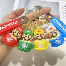 Super Mario anime figure doll key chains