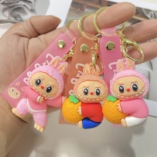 Labubu anime figure doll key chains