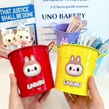 Labubu Metal Iron Desk Pen Holders