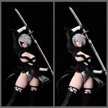 NieR:Automata YoRHa Type A No.2 2B anime figure 2 heads
