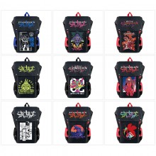 EVA anime USB nylon backpack school bag