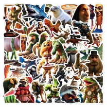 Tung Tung Tung Sahur anime waterproof stickers set...