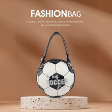 Football Fashionable Leather Leather Tote Crossbod...